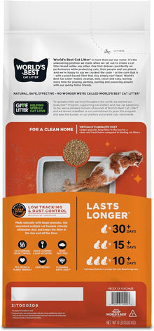 Worlds best cat litter low tracking and dust control 8lb