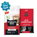 WORLD'S BEST CAT LITTER Multiple Cat Unscented - 15 - Pounds - Natural Ingredients - Long - Lasting Odor Control & Easy Scooping