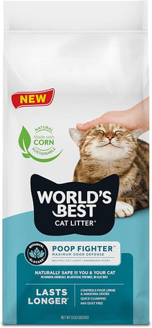 Worlds best cat litter poop fighter maximum odor defense 8lbs