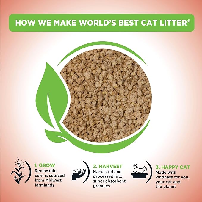 Worlds best cat litter poop fighter maximum odor defense 8lbs