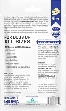 Yum Himalayan dog chew cheese dog