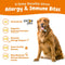 Zesty Paws Allergy & Immune Supplement for Dogs With Omega 3 - EpiCor & Colostrum