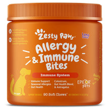 Zesty Paws Allergy & Immune Supplement for Dogs With Omega 3 - EpiCor & Colostrum