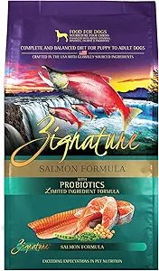 Zignature salmon formula with probiotics 4Lb