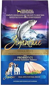 Zignature small bites trout and tuna formula 12.5 lb