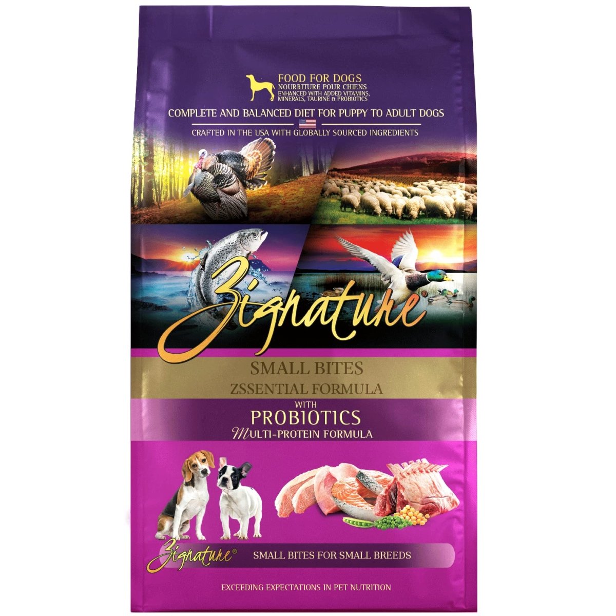 Zignature Zssential Limited Ingredient Formula Dry Dog Food Small Bites Dry Dog Food 4lb