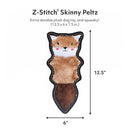 ZippyPaws Stitch Skinny Peltz Chipmunk Squeak Toy