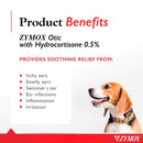 Zymox Enzymatic Ear Solution with 0.5 - Percent Hydrocortisone for Dog & Cat - 1.25 oz