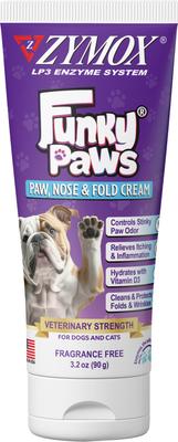 Zymox funky paws paw nose and foot cream for dogs and cat’s fragrance free 3.2oz