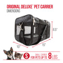 Sherpa Original Deluxe Travel Pet Carrier, Airline Approved & Guaranteed On Board - Black, Small - Rowdy & Archie Pet Food & Supplies Shop